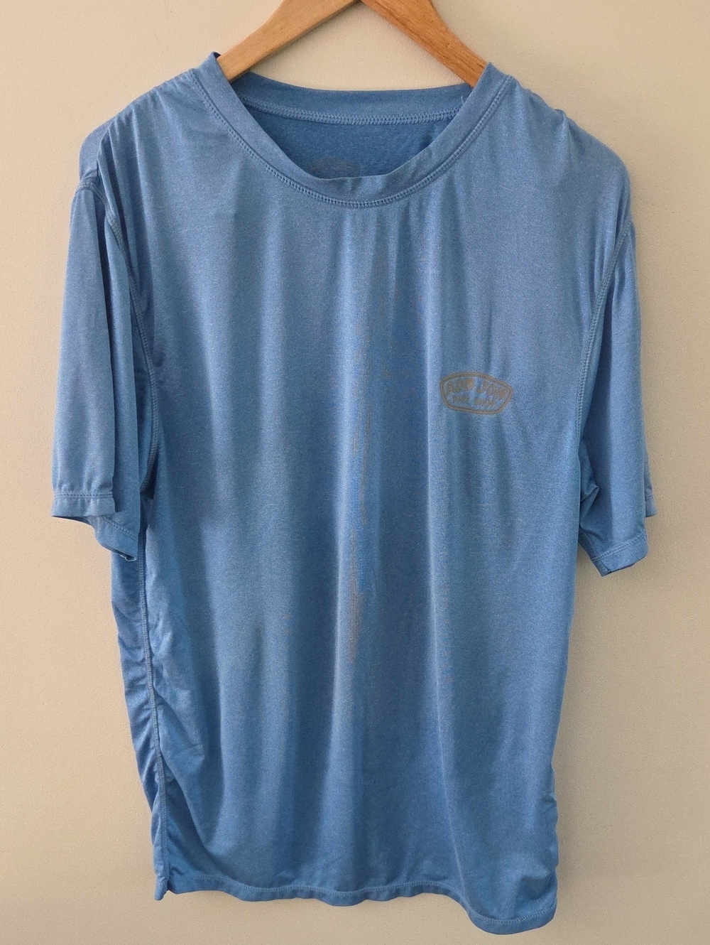 Ron Jon Surf Shop Men’s Light Blue Performance Short Sleeve T-Shirt